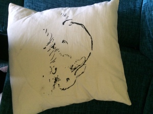 We're big fans of bunnies too - and this lovely fat, squashy, cushion was too perfect to resist!